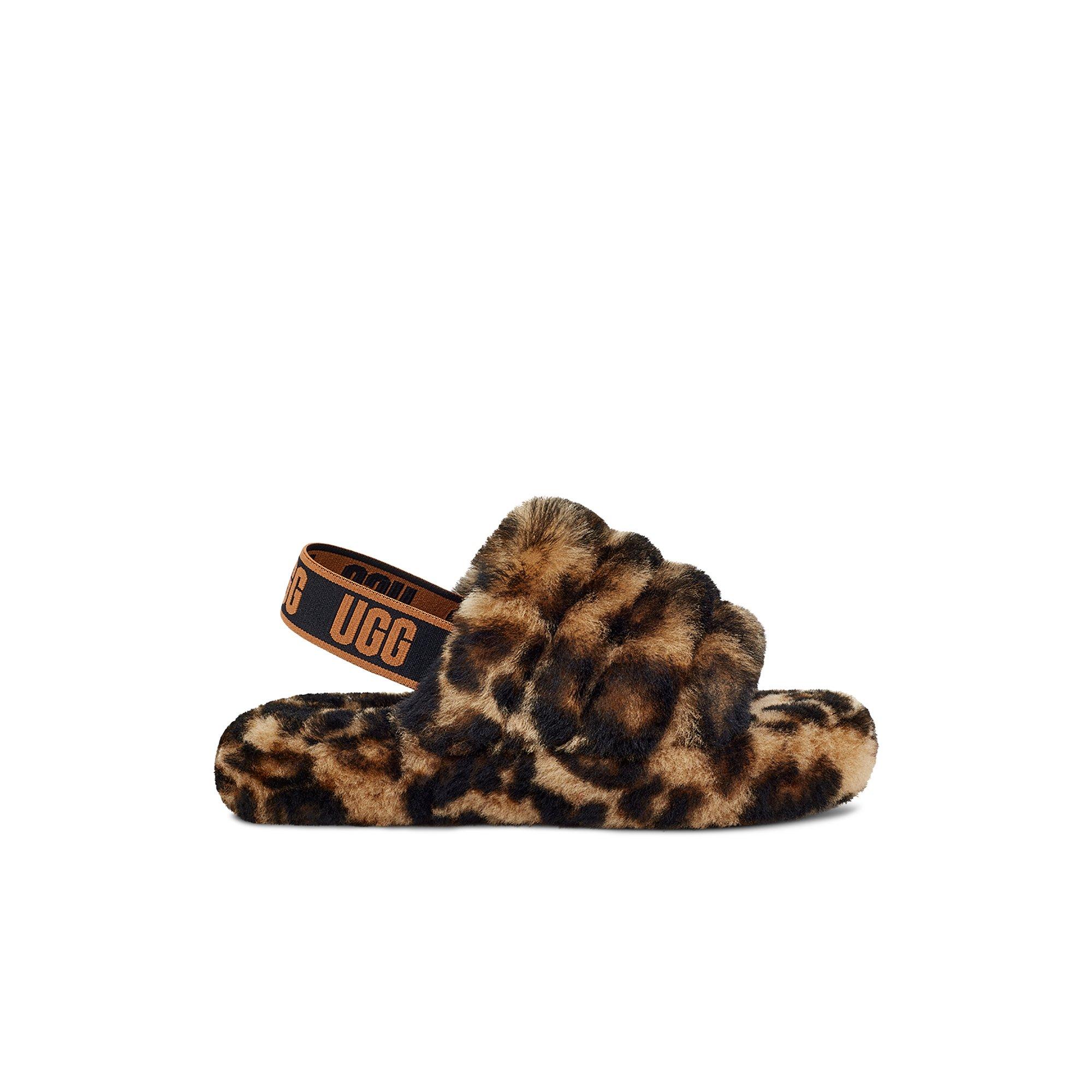 Cheetah store ugg slides